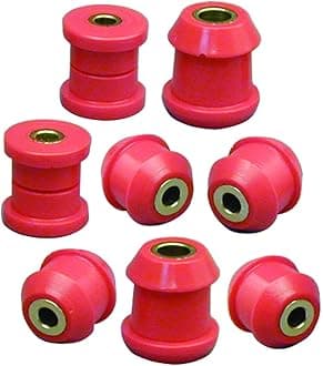 Prothane 8-203 Red Front Upper and Lower Control Arm Bushing Kit