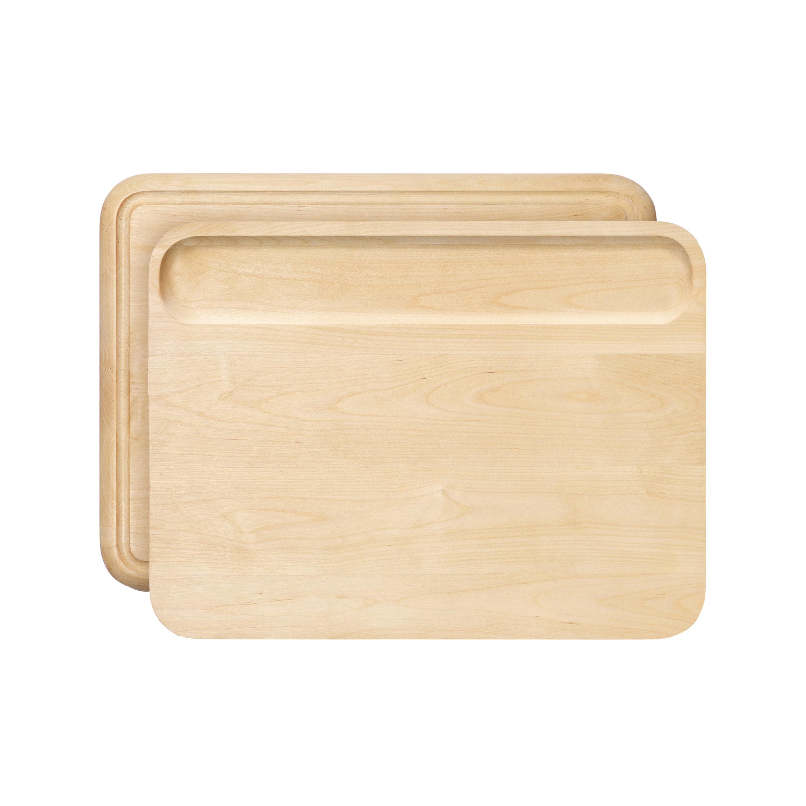 Cutting Board - Medium (14 x 10”) - Double Sided Wood Cutting Board - Made From FSC-Certified Birch Wood - Food-Safe Mineral Oil & Wax Finish