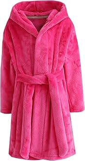 Boys Soft Fleece Robes Plush Hooded Bathrobes Sleepwear for Kids 1-16 Years