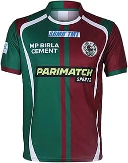 woopme® Mohu n Bagan Atk Club Football Jersey Home Half Sleeve Sports Jersey for Mens Boys (in, Alpha, S, Regular, Multicolor)