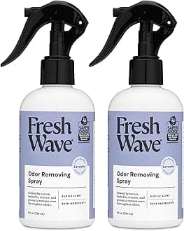 Lavender Scent Odor Removing Spray, 8 fl. oz. | Pack of 2 | Odor Absorber for Home, Furniture, Fabrics & Trash | Safer Odor Relief