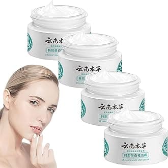 Japanese Melasma Cream,Dr Hancy White Spot Cream,Dr Hancy Face Cream,Hoshi Dark Spot Cream Japan,Hancy Yunnan Herbal Whitening and Freckle-Removing Cream for Face (4pcs)