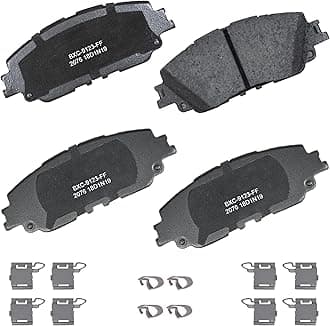 Premium SBC2076 Ceramic Front Brake Pads for Select Models Lexus ES250,ES300h,ES350,UX200,UX250h,Toyota Avalon,Camry,C-HR,Corolla Cross,RAV4,Venza
