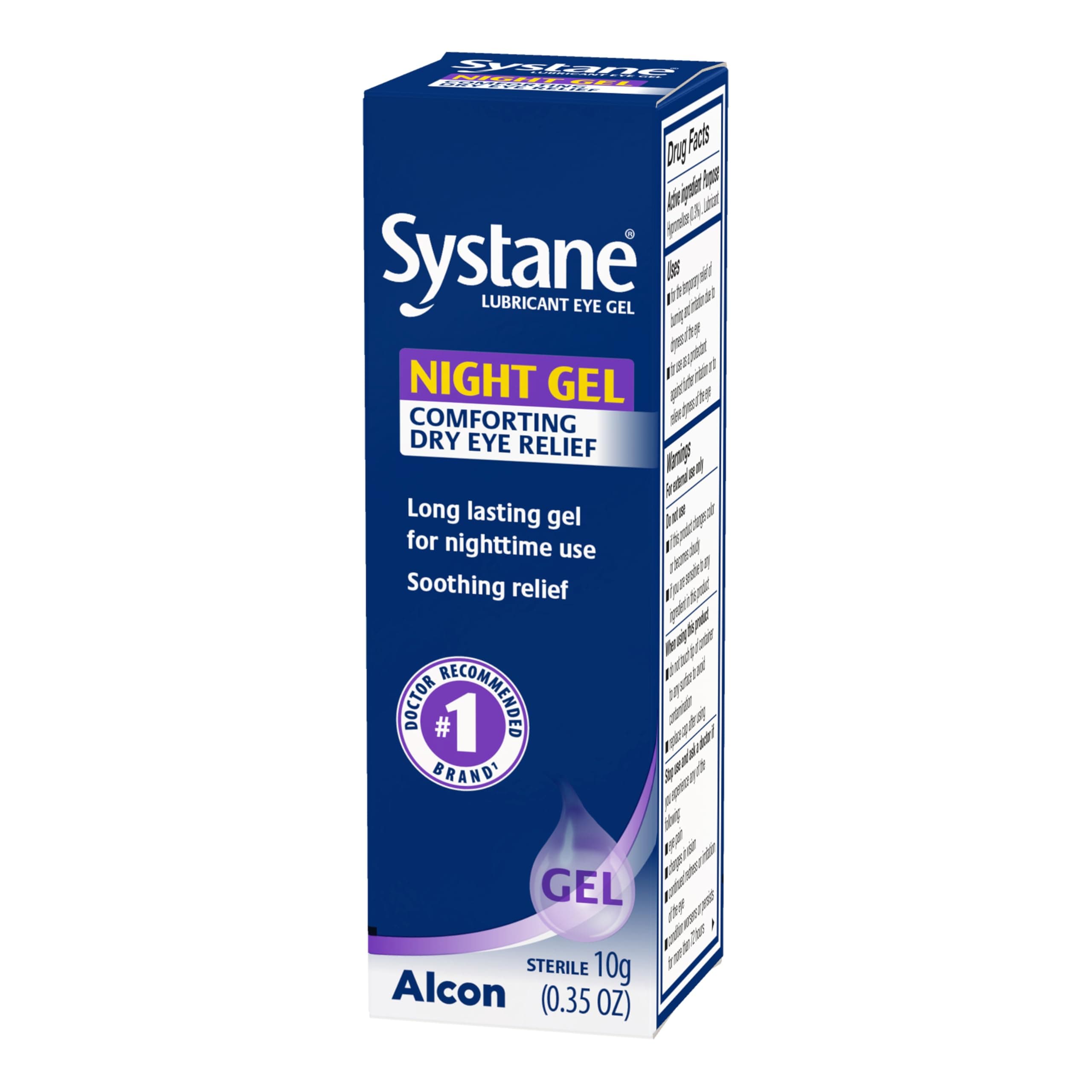 Lubricant Eye Gel, Nighttime, 0.35-Ounces (package may vary)