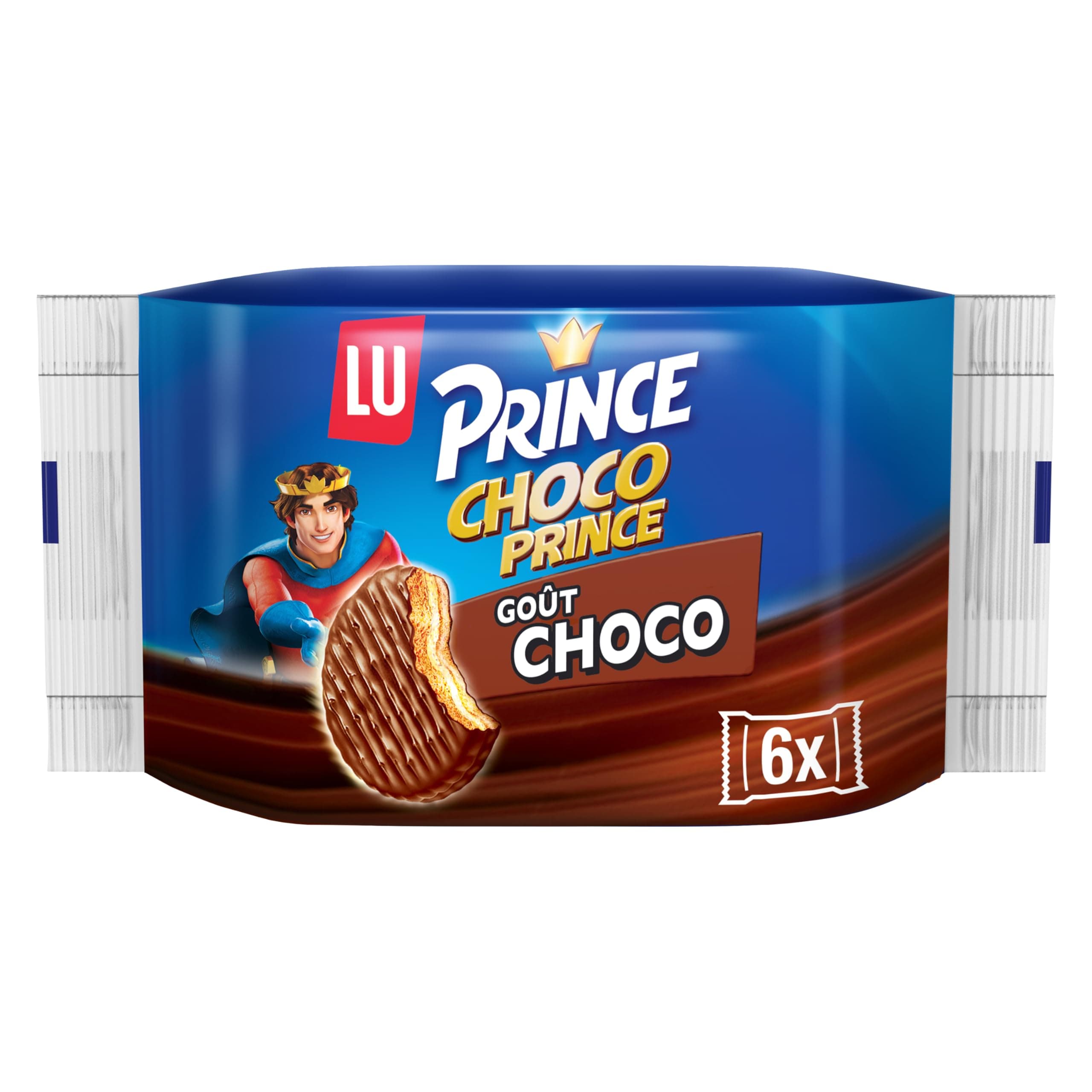 Prince Choco Biscuits | 6 pieces with chocolate and vanilla flavor | Imported from Europe |