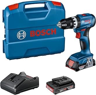 Bosch Professional 18V System Cordless Impact Drill Driver GSB 18V-45 (incl. 2X GBA 2.0Ah Batteries, Charger GAL 18V-20, L-Case)