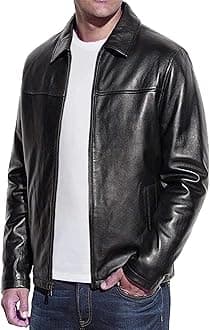 StoremmMen's Genuine Lambskin Leather Classic Biker Style Jacket | lambskin Jackets Men