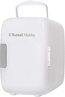 Russell Hobbs White Retro 4L Mini Cooler