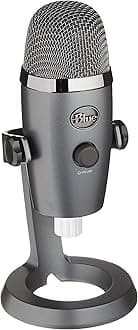 Logitech for Creators Blue Yeti Nano Premium USB Mic for Recording and Streaming – Shadow Gray