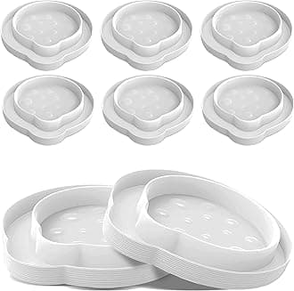 – Bed Bug Interceptors Pack of 8 – Bed Bug Trap for Bed & Furniture Legs, Passive Bed Bug Monitor, Reusable Non-Chemical Insect Trap for Bed Bugs (White)