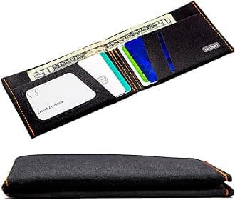 SlimFold MICRO Minimalist Front Pocket Vegan Slim Wallets for Men (RFID Blocking)