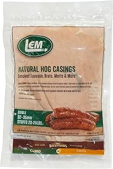 Natural Hog Casings, 32-35mm