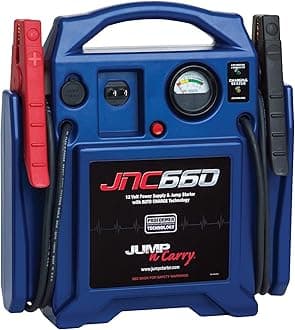 Clore Automotive Jump-N-Carry JNC660 1700 Peak Amp 12 Volt Jump Starter, Blue