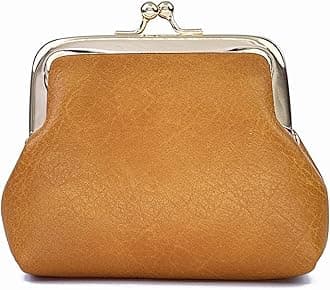 Kiss Lock Coin Purse for Women, Large Capacity