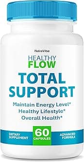 Healthy Flow Blood Support - Official HealthyFlow Pills, All-Natural Ingredients to Support Healthy Levels and Overall Well-Being, Premium Capsules Pastillas, Review (60 Capsules)