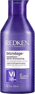 Redken Blondage Color Depositing Purple Conditioner For Blonde Hair - Tones & Moisturizes Brassy Hair