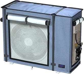 NGB Air Conditioner Cover for Outside Units, Waterproof Air Conditioner Mini Split Cover, 38.2X 17x 32.7inch Air Conditioner Cover for Air Conditioner Condensing HVAC Units, All Seasons, Grey.