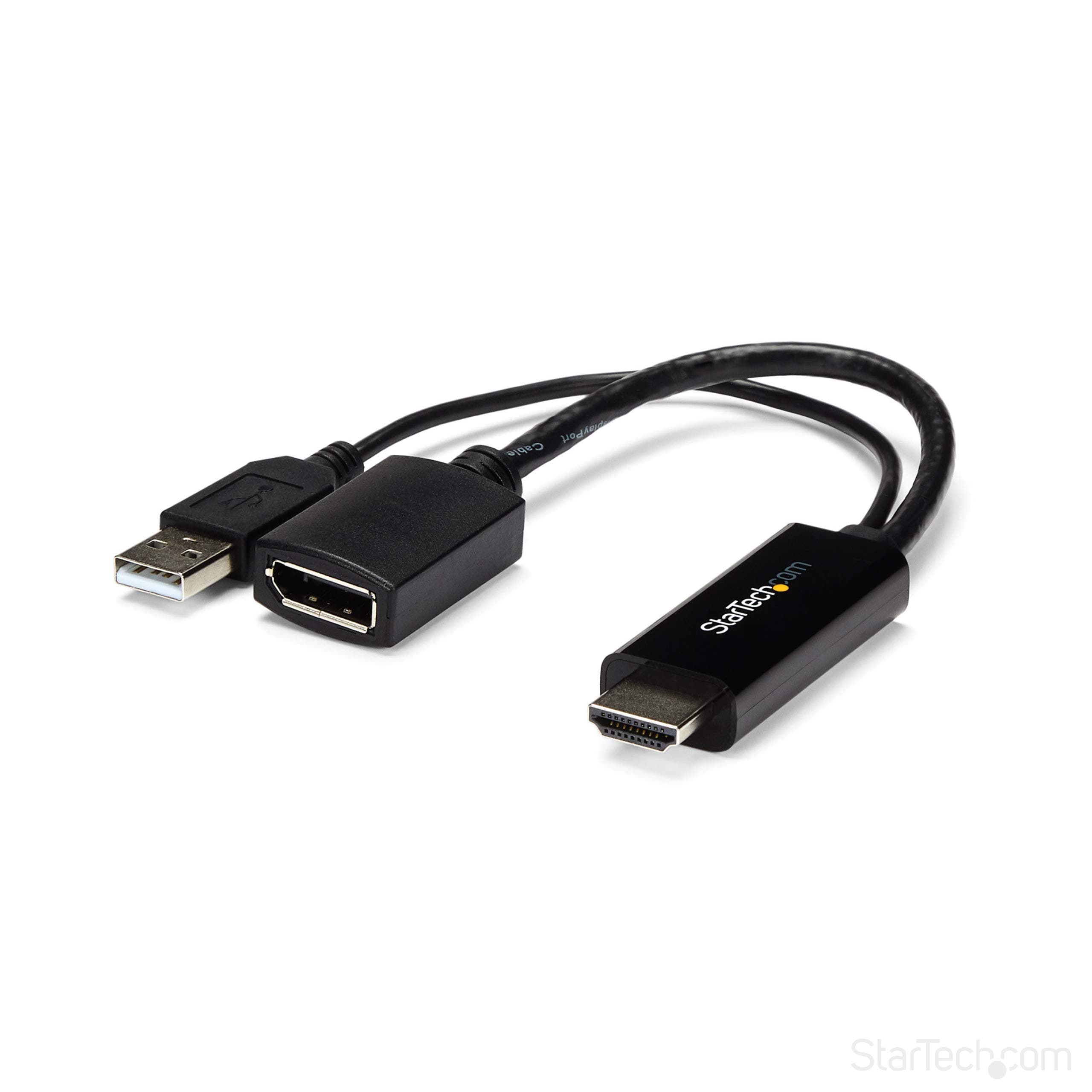 Startech.Com Hdmi Auf Displayport Adapter - Konverter Mit USb Power 4K
