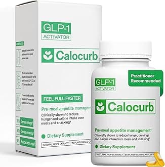 - Calorie Control Supplement 6X Natural GLP-1 Support, Official & Patented Amarasate Formula, Plant Based Dietary GLP1 Supplement, Manages Appetite, Hunger & Cravings, 1 Month Average Supply, 90 Count