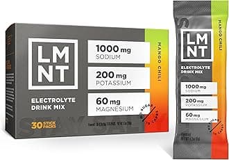 LMNT Zero Sugar Electrolytes - Mango Chili Salt | Drink Mix | 30 Count