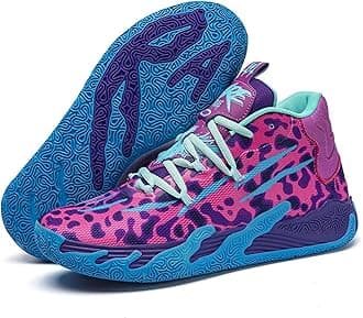 Uhclrr Men's Basketball Shoe Anti Slip Men's Basketball Shoe Men's Basketball Shoe Outdoor Sports Shoe(40 EU, F2)