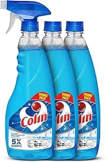 500 ml (Pack of 3) Glass and Surface Cleaner Liquid Spray |India's #1 Glass Cleaner | Glass Cleaner for Car, Kitchen and Home Surfaces | Multi Surface Cleaner