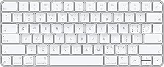Magic Keyboard: Wireless, Bluetooth, Rechargeable. Works with Mac, iPad, or iPhone; Chinese (Pinyin) - White