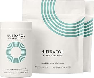 NutrafolWomen's Balance Hair Growth Supplements, for Women 45 Years and Older, Clinically Proven for Visibly Thicker Hair and Scalp Coverage, Dermatologist Recommended - 3 Month Supply, Pack of 3