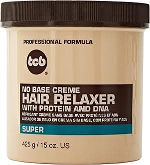 TCB No Base Creme Hair Relaxer with Protein and DNA Super 15.oz