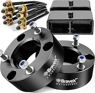 Bravex 3" Front and 2" Rear Full Leveling Lift kit for 2007-2020 Chevy Silverado 1500 GMC Sierra 1500, Replacement for 3 inch Leveling kit + 2 inch Leveling kit