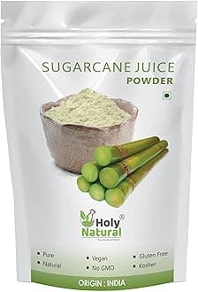 Holy Natural Sugarcane Juice Powder – 1 KG | Refreshing Natural Energy Drink | Pure, Spray Dried | No Artificial Additives | Ideal Sweetener for Beverages & Cooking