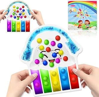 Color Sorting Sensory Toys,Color Sorting Fine Motor Toys for Toddlers，Suitable for Children Aged 3-4 5-7, for Preschool Learning and Outdoor Travel