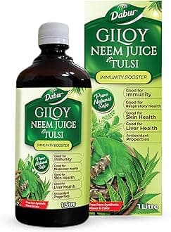 Dabur Giloy Neem Juice with Tulsi - 1 Litre/33.18 fl.oz