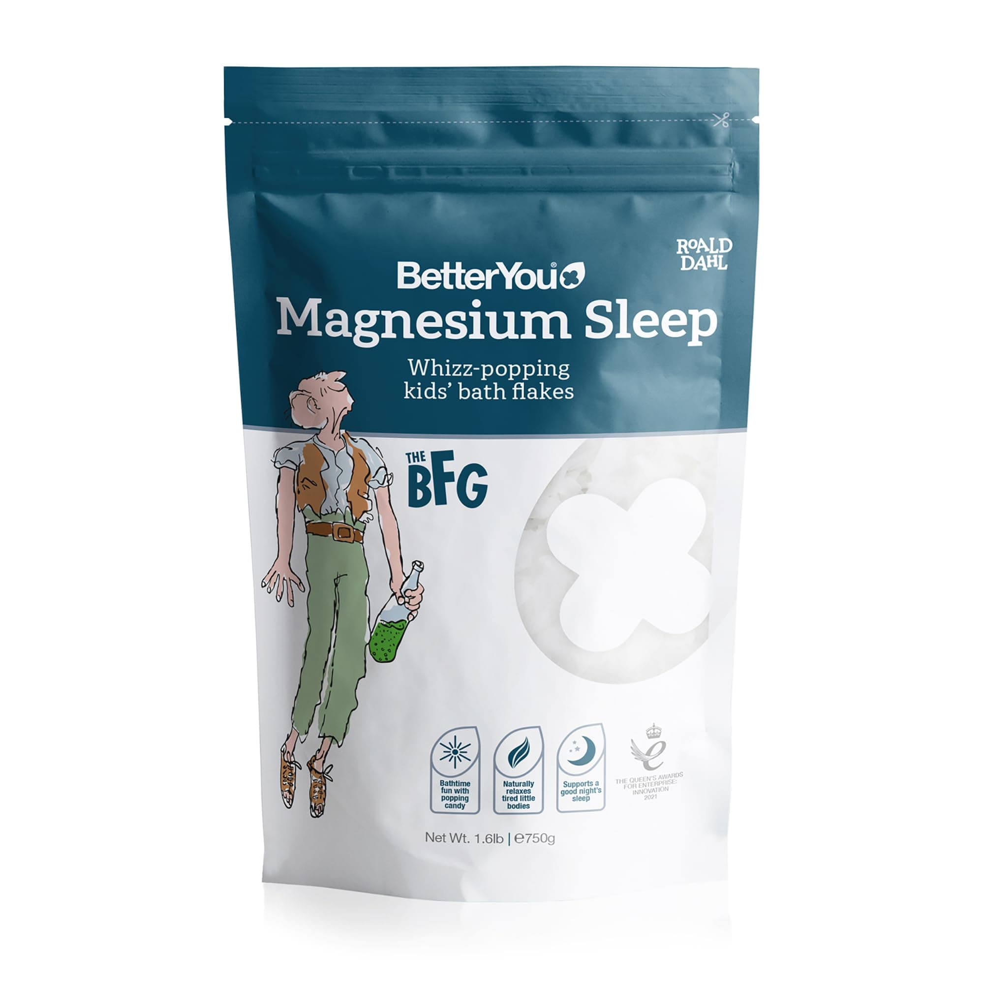 BetterYou Magnesium Sleep Whizz-Popping Kids' Bath Flakes