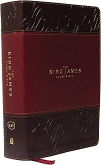 KJV, The King James Study Bible, Leathersoft, Burgundy, Thumb Indexed, Red Letter, Full-Color Edition: King James Study Bible, Burgundy, Leathersoft, Full-Color Edition