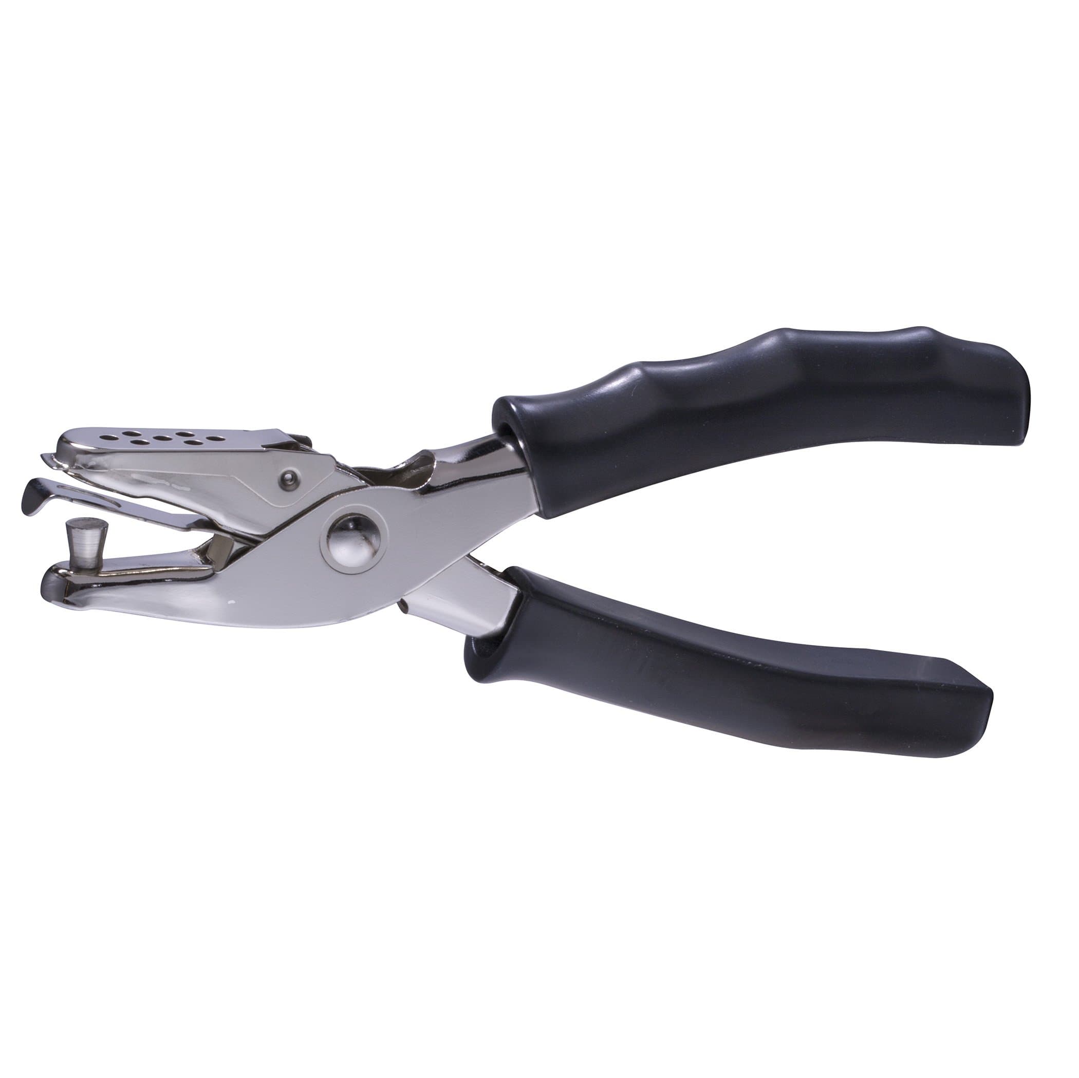 1 Hole Punch with Soft Grip Handle, 8 Sheet Capacity, Black (90083)