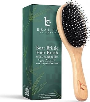 Beauty by Earth Boar Bristle Bamboo Hair Brush
