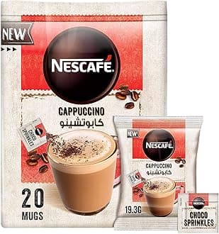 Cappuccino Foamy Coffee Mix With Chocolate Sprinkles 19.3g (20 Sticks)