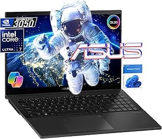 ASUS Vivobook Pro 15 OLED Slim Laptop - Intel Core Ultra 7 155H(Beats i7-12650H) - 16GB DDR5 5600MHz - NVIDIA GeForce RTX 3050 - Backlit KB - Win11 - w/Cloth (16GB LPDDR5 5600MHz RAM | 1TB SSD)