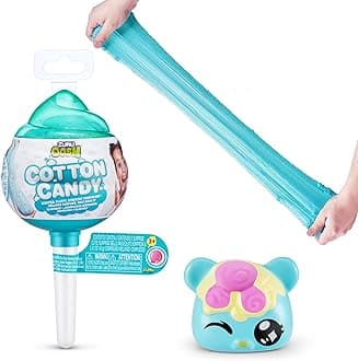 Oosh Slime Oosh Cotton Candy Cuties Scented, Squishy, Stretchy Slime With Collectible Cutie Slow Rise Toy (Green) By Zuru
