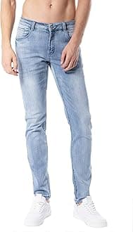 ZLZ Jeans Pants Slim Fit, Younger-Looking Fashionable Colorful Comfy Stretch Jeans Pants for Men, Skinny Jeans Stretch Fit …