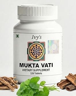 Ivy's Mukta Vati Herbal Tablets - Ayurvedic Formula Pack of 3