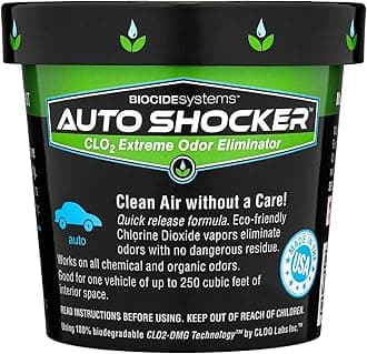 Auto Shocker ClO2 car interior odor eliminator by Biocide Systems