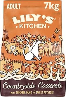 Lily's Kitchen Made with Natural Ingredients Adult Dry Dog Food Chicken & Duck Grain-Free Recipe 7kg Bag