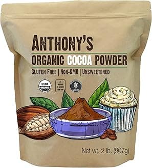 Organic Cocoa Powder (0.9kg) By , Certified Gluten-free & Non-gmo