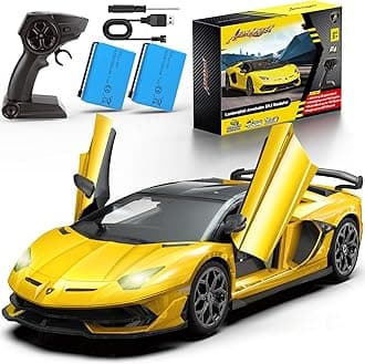 1:14 Lamborghini Remote Control Car,2.4GHz Officially Licensed Lamborghini Model RC Toy Car for Boys Girls Birthday Gift