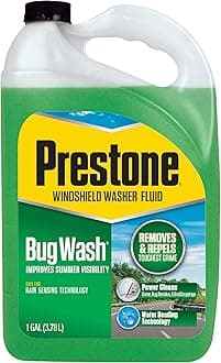 Prestone AS657 Bug Wash Windshield Washer Fluid, 1 Gallon