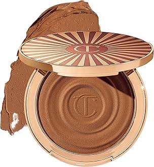 Charlotte Tilbury Beautiful Skin Face Makeup & Body Cream Bronzer - Hydrating Hyaluronic Acid & Pro Vitamin D3 to Blur for a Sun-Kissed Glow - Up to 16Hr Wear, Sweat & Humidity Proof