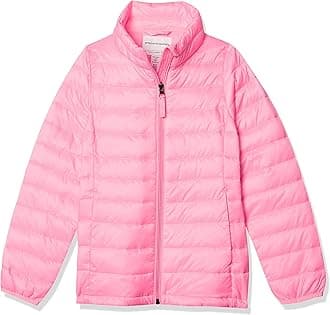 Amazon Essentials girls Light-weight Water-resistant Packable Mock Puffer Jackets