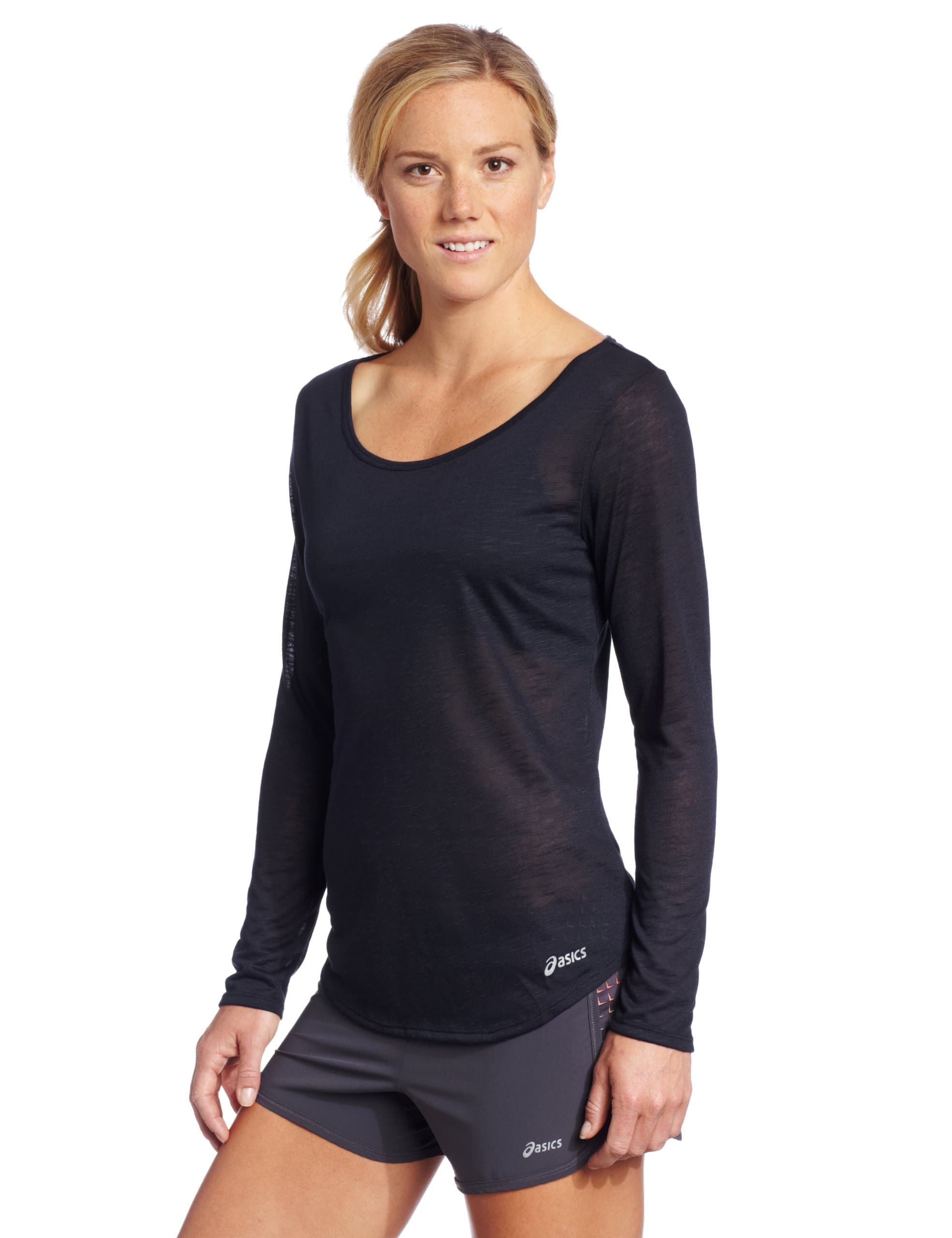 ASICS Women's PR Slub Long Sleeve Top
